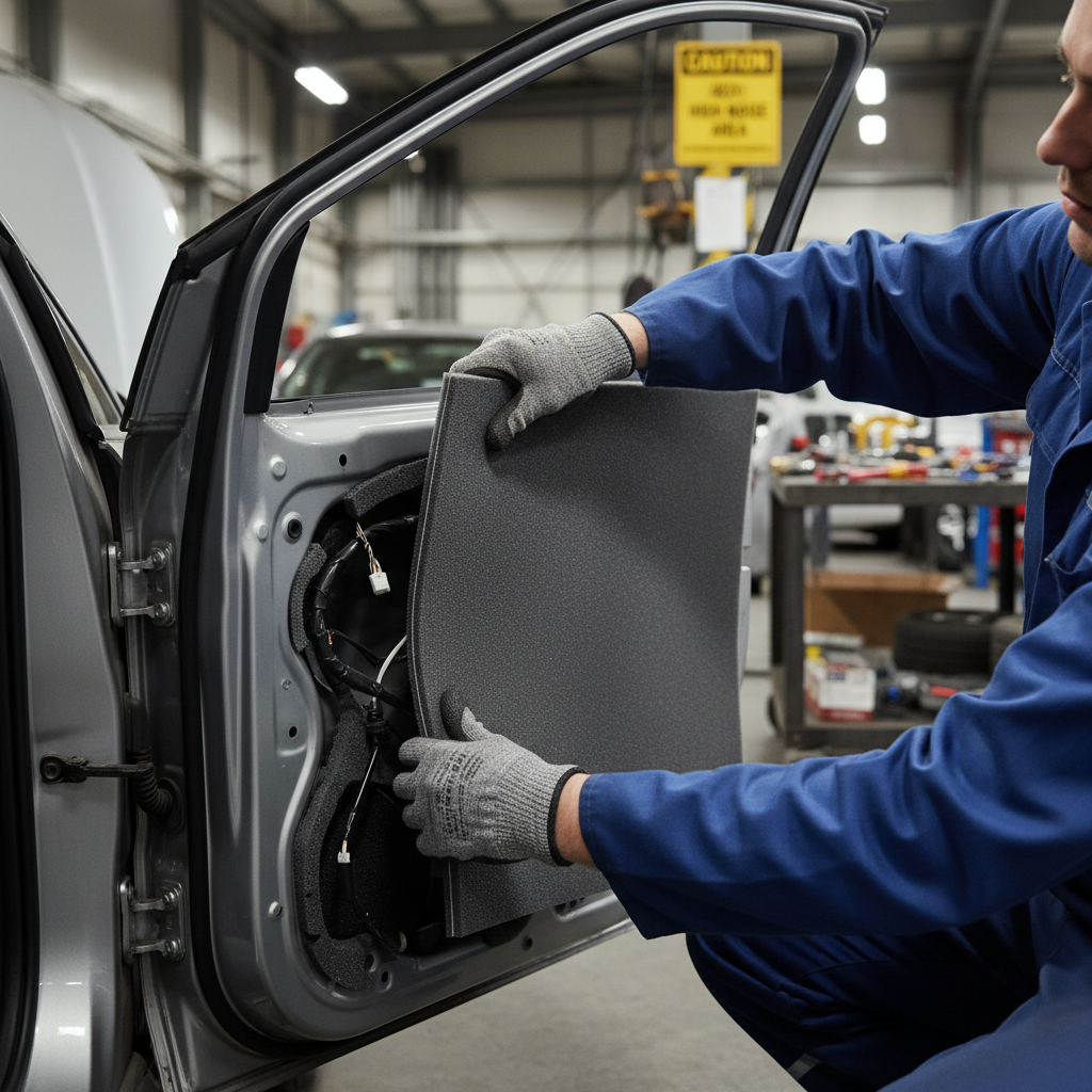 Premium Sound Blocking Mat - 3 Layer Automotive Underlay for Noise Absorption and Insulation