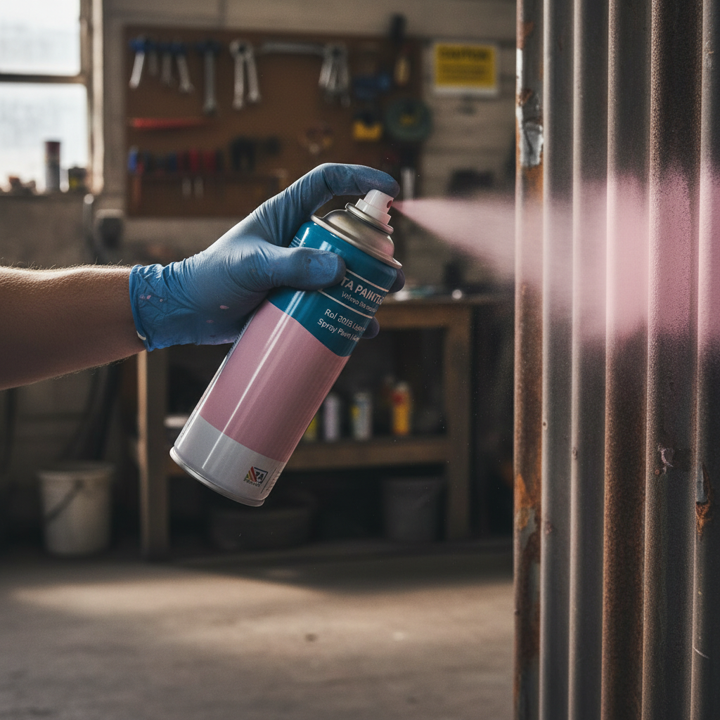 Premium Quick Drying Light Pink Spray Paint Aerosol - 400ml UV Resistant Enamel for Durable Finish