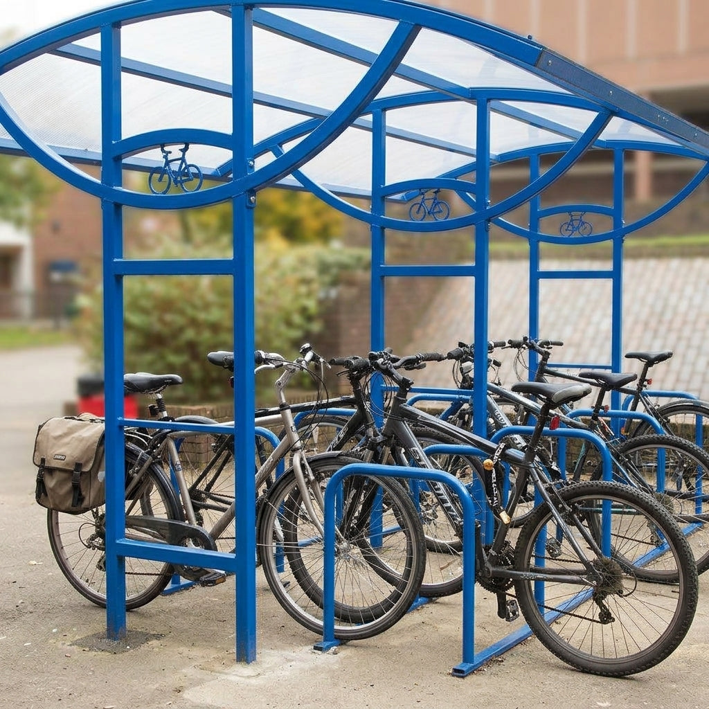 Steel Cycle Shelter 60mm Strongbox Frame 20–60 Capacity (view 2)