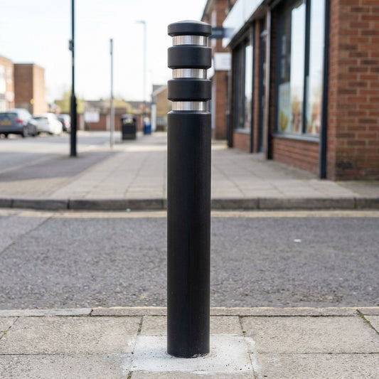 Plastic Bollard Replacement Sleeve – Recycled with Steel Core