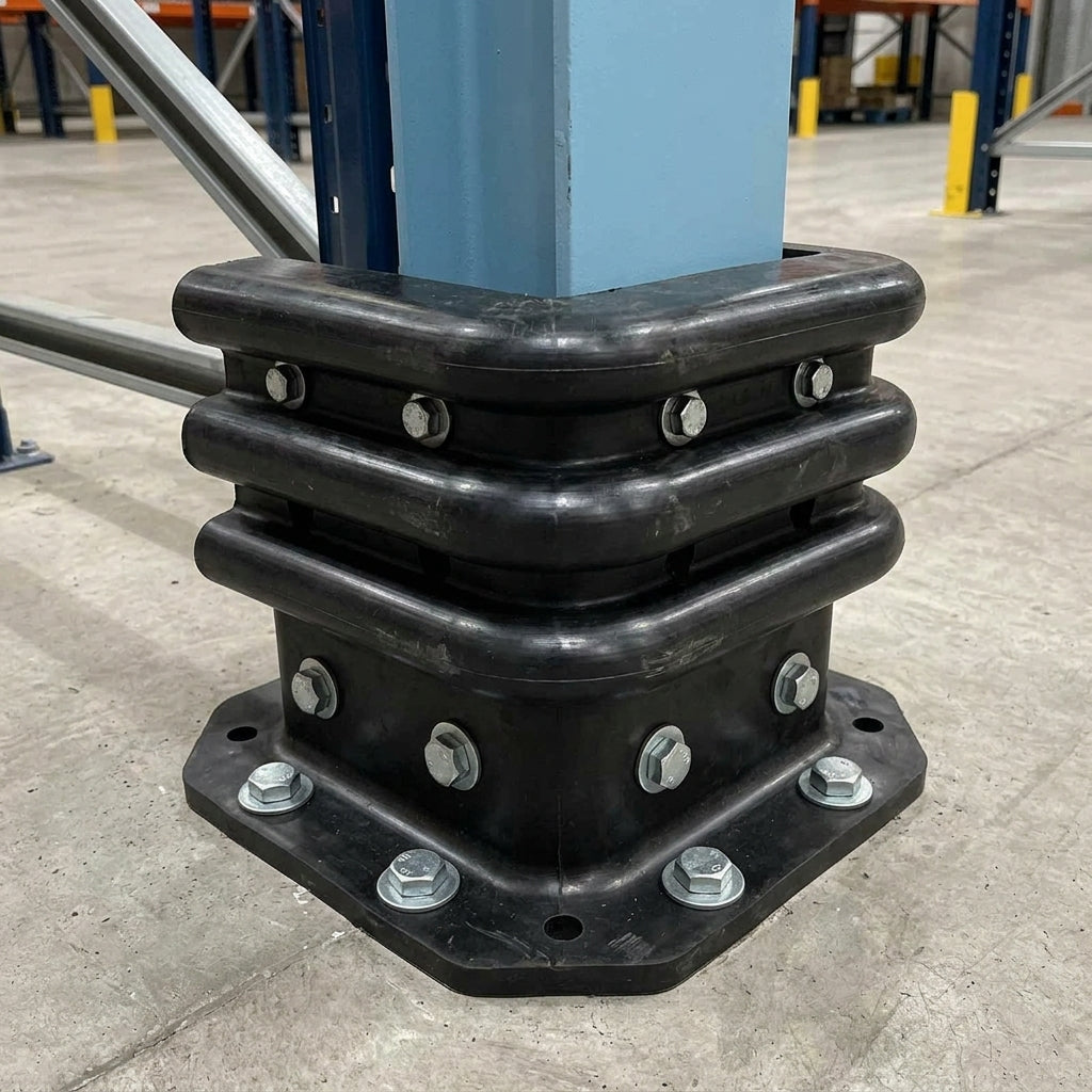 9m Double D Industrial Rubber Wall Bumper Rail (view 2)