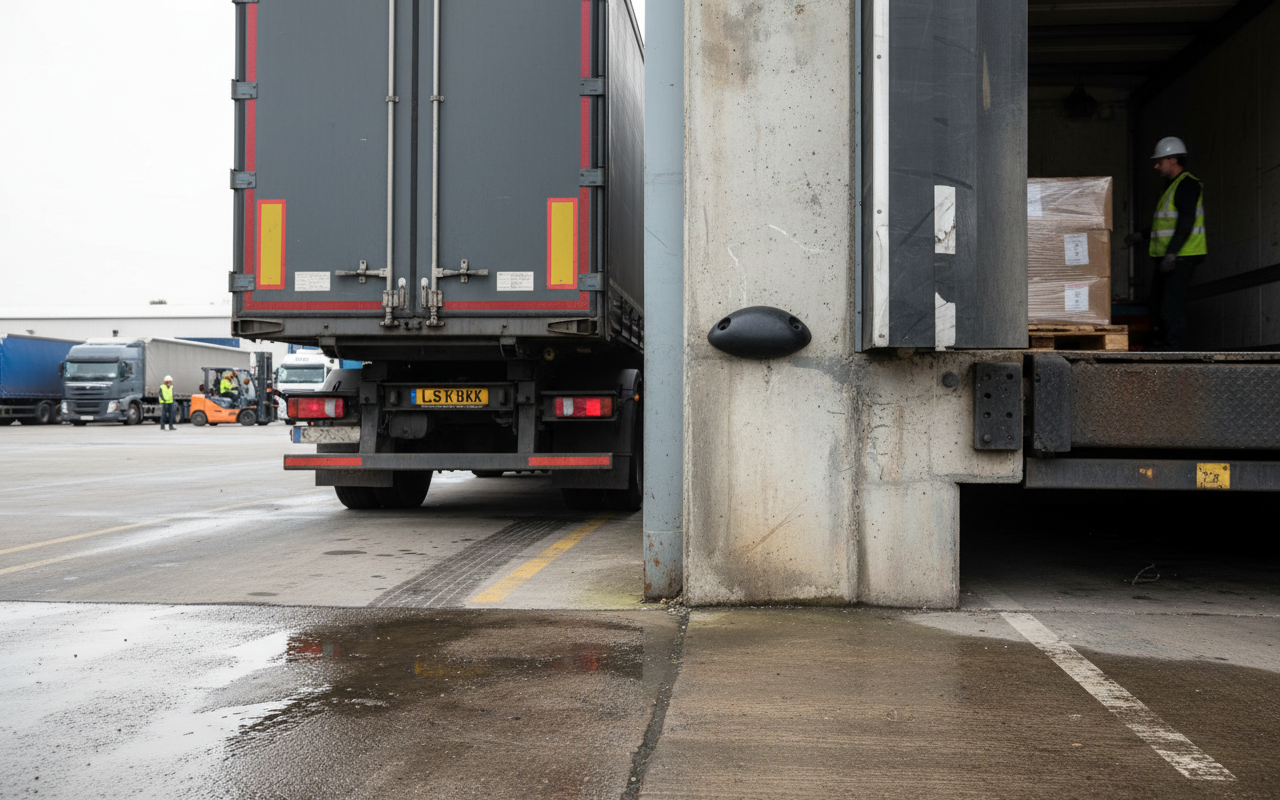 Premium Heavy Duty Rubber HGV Bumper for Trucks and Vans - 65 x 33 x 22 mm - High-Quality Professional Grade for Industrial and Commercial Applicat...