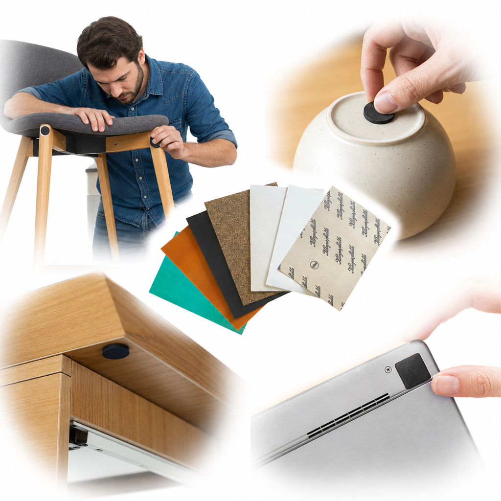 High-Quality Rubber Pads in Various Sizes for Versatile Applications