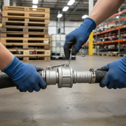 Premium Aluminum Type C Multi Serrated Hosetail Camlock Coupling for Secure Connections