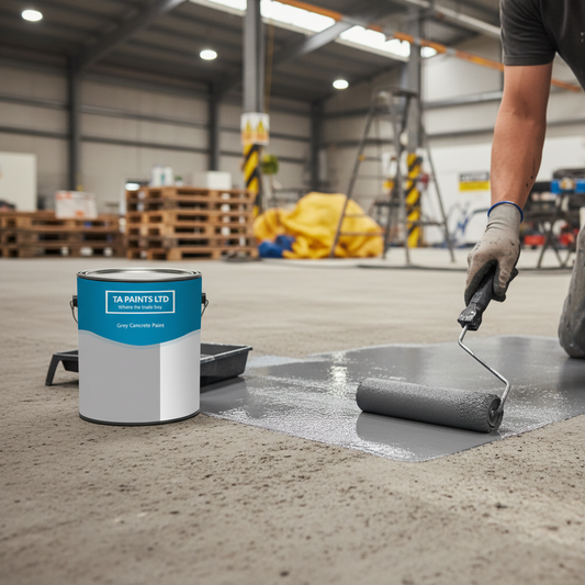 Premium Grey Concrete Paint for Internal and External Use – UV Resistant, Easy Application, and Durable Finish