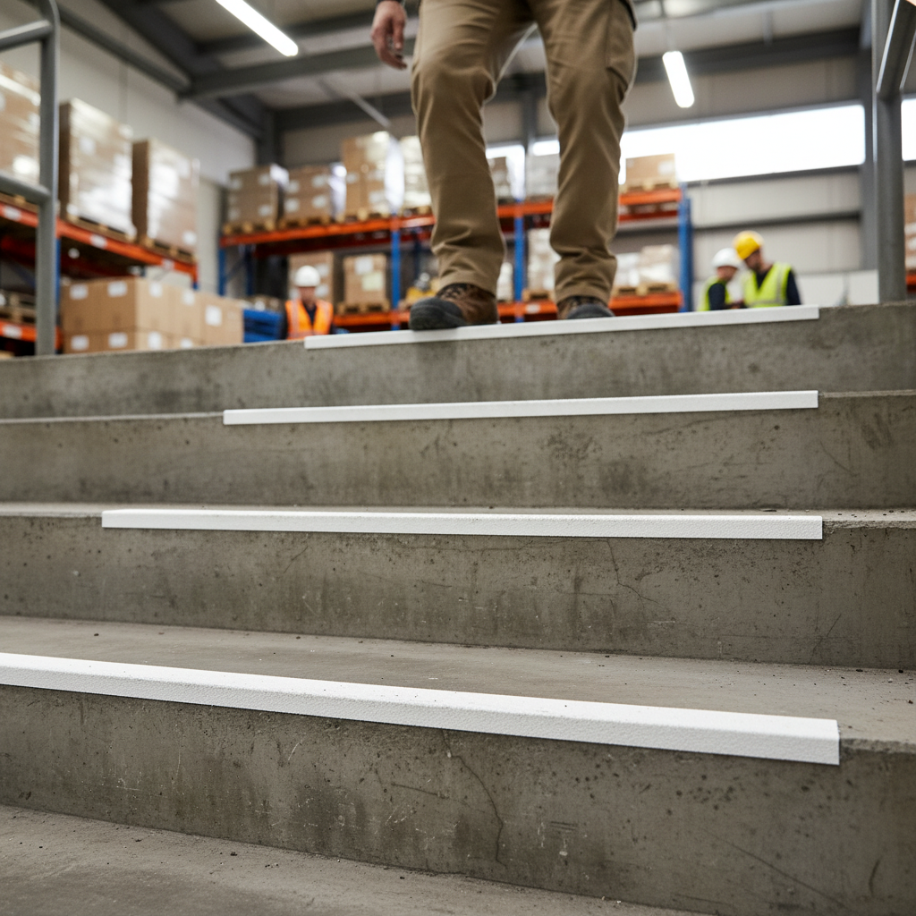 Heavy Duty Anti-Slip GRP Stair Nosings 30mm x 70mm for Maximum Safety and Durability in All Environments