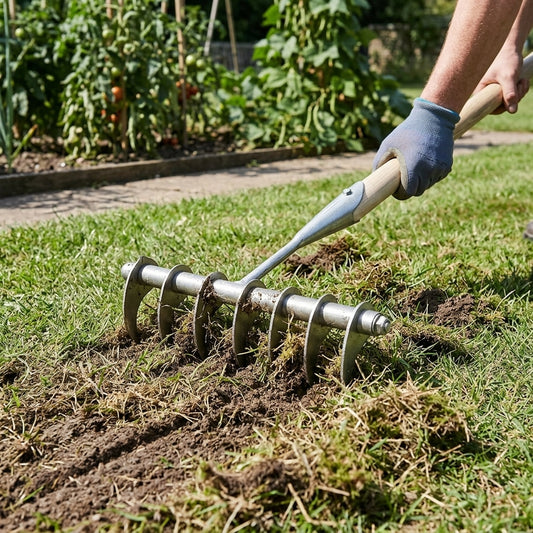 Scarifying Rake with 6 Stainless Steel Blades