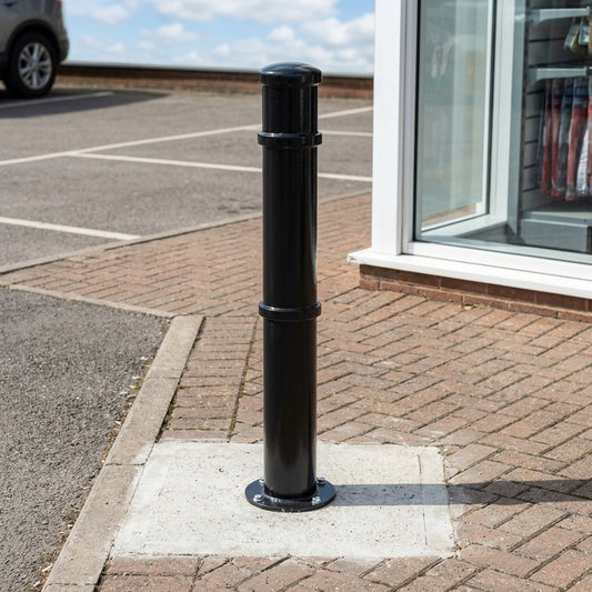 Ornamental Mild Steel Bollard – Galvanised