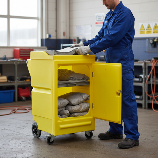 Lockable Cabinet on Wheels - PWC4 ||L640 x W725 x H1075mm