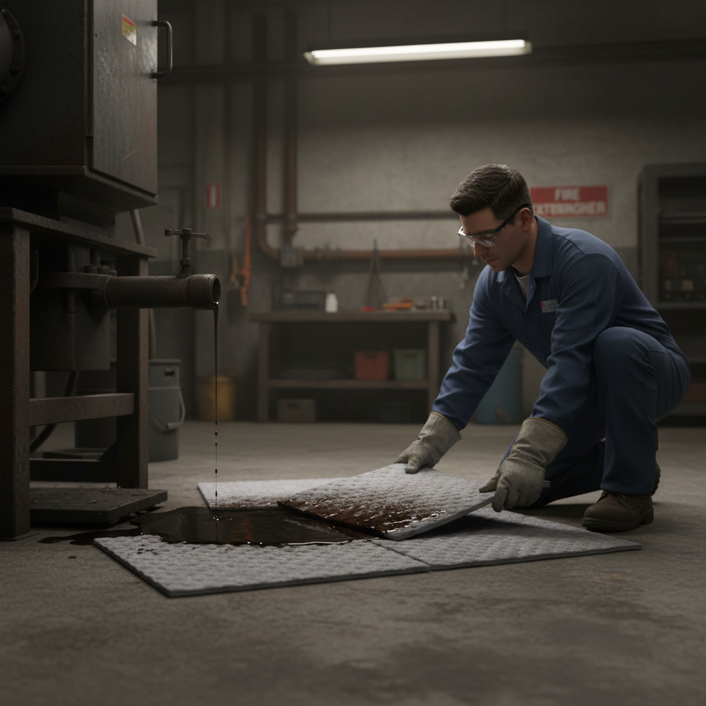 Maintenance Absorbent Pads - MPRM200-75 || Absorbs 96ltr Per Pack of 200