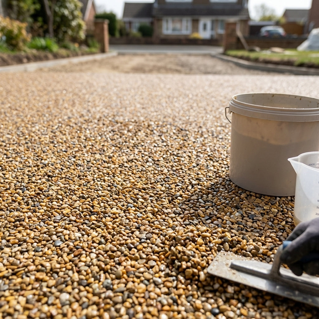 UV resin binder for bound surfacing – 1.6 kg, 7 kg or 7.5 kg (view 2)