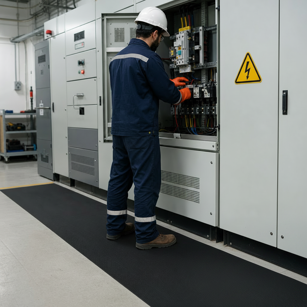 Electrical Safety Matting 17000V for Safe Work Environments