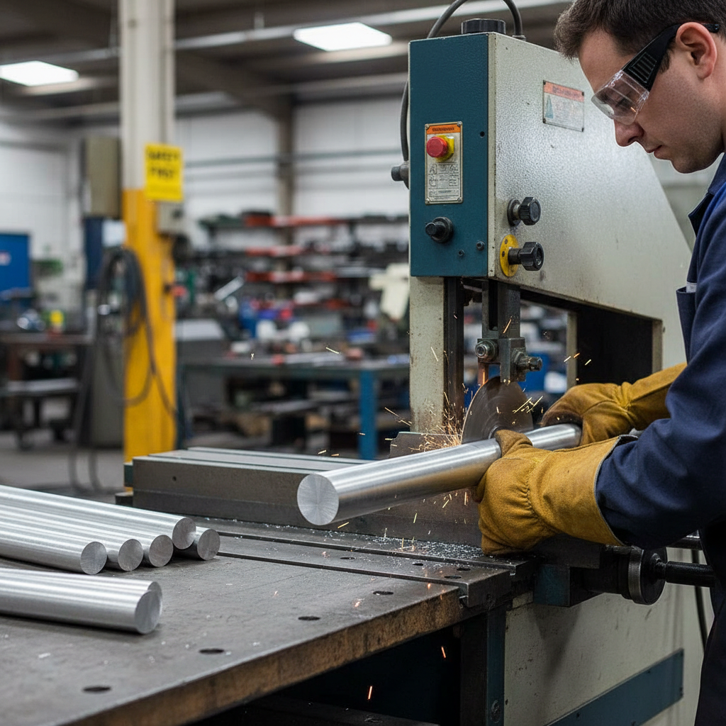 Premium 20mm Diameter Plain Finish Aluminium Round Bar - High-Strength 6082 T6 Alloy for Structural Applications