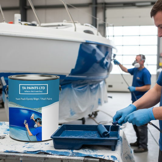 Professional Two-Pack Epoxy Marine Bilge and Hull Paint for Above and Below Waterline Protection