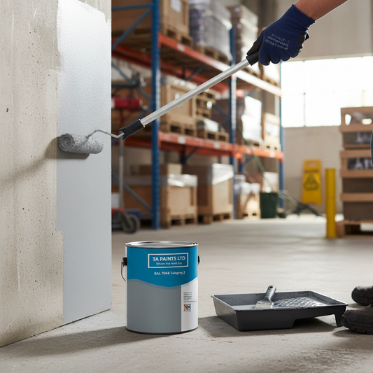 Premium Universal PU Enamel Paint - RAL 7046 Telegrey 2 for Indoor and Outdoor Use, Quick-Drying with Durable Finish