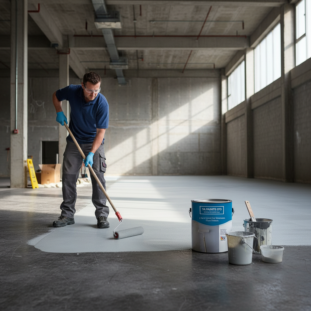 Premium Heavy Duty Two Pack Epoxy Car Showroom Floor Primer & Sealer - Durable, Chemical-Resistant, and Moisture-Proof