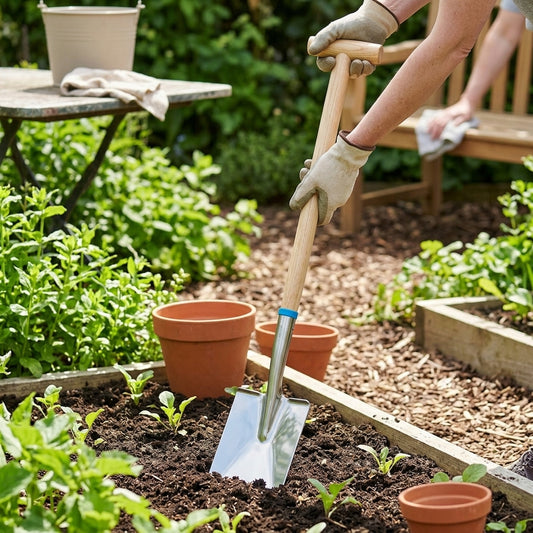 Children's Garden Spade - Stainless Steel - RHS Endorsed