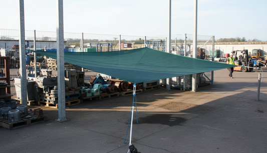 Premium Sunshades for Small Livestock - Easy Installation, UV Protection, Durable Non-Fray Textile