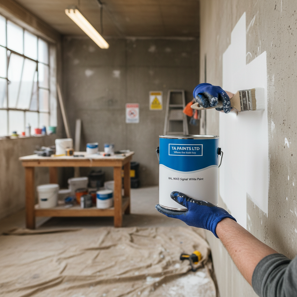 Premium Universal PU Enamel RAL 9003 Signal White Paint - Versatile, Quick-Drying Finish for Indoor and Outdoor Use