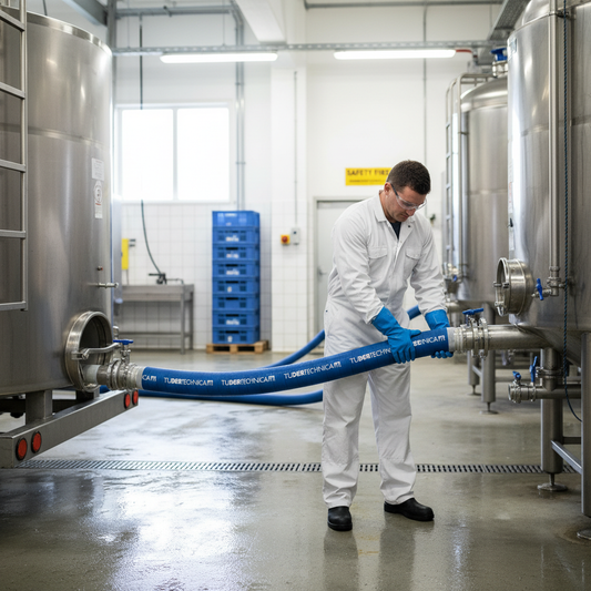 Premium Lightweight and Flexible 6 Bar Milk Tanker Hose for Easy Handling and High Performance