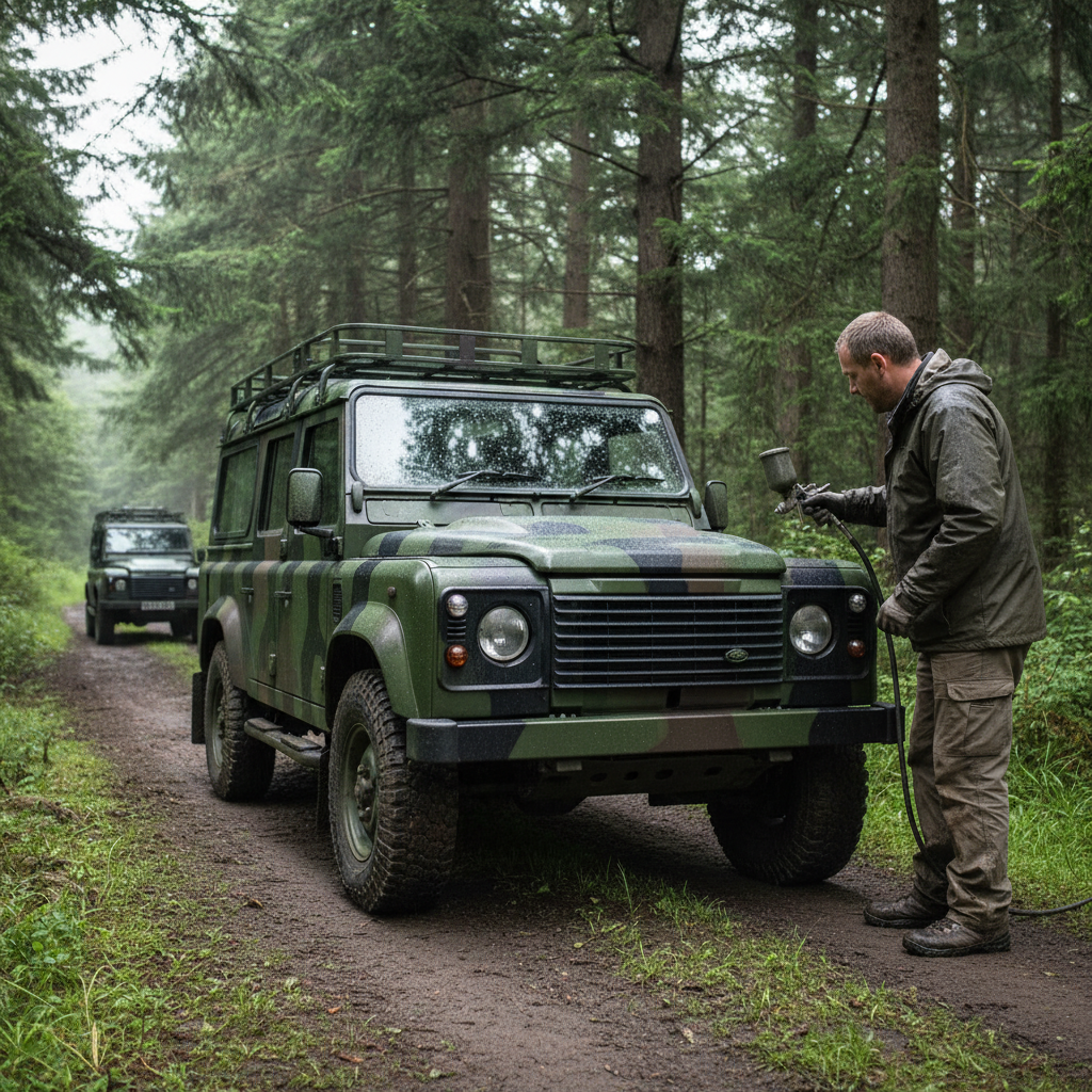 Premium Military Vehicle Paint - Universal PU Enamel for Durable Coating in Gloss, Satin, and Matt Finishes