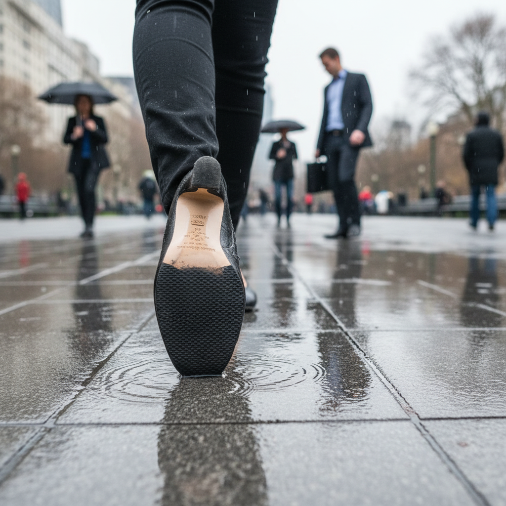 Premium Non-Slip Shoe Grip Sole Protection Pads - 6 Pairs with Strong Adhesive for Enhanced Traction and Safety on Slippery Surfaces