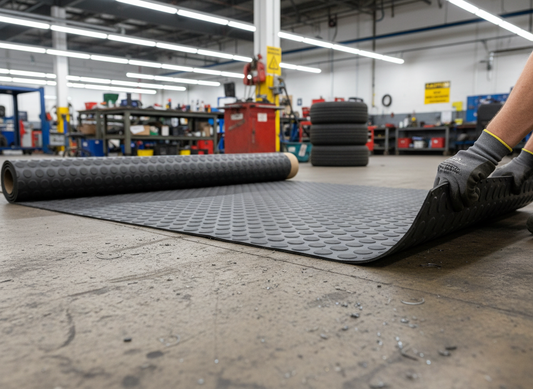 Premium Heavy Duty Rubber Matting 1200mm x 10000mm x 3mm for Durable Flooring Solutions