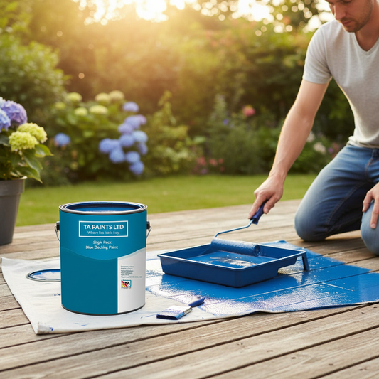 Premium Gloss Decking Paint - Durable Polyurethane Enamel for Outdoor and Marine Use, Waterproof & UV Resistant Finish