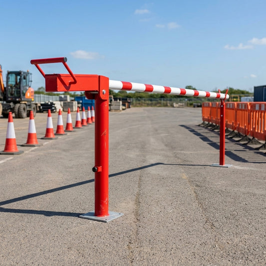 Manual Rise Arm Barrier – galvanised steel, up to 7.0m