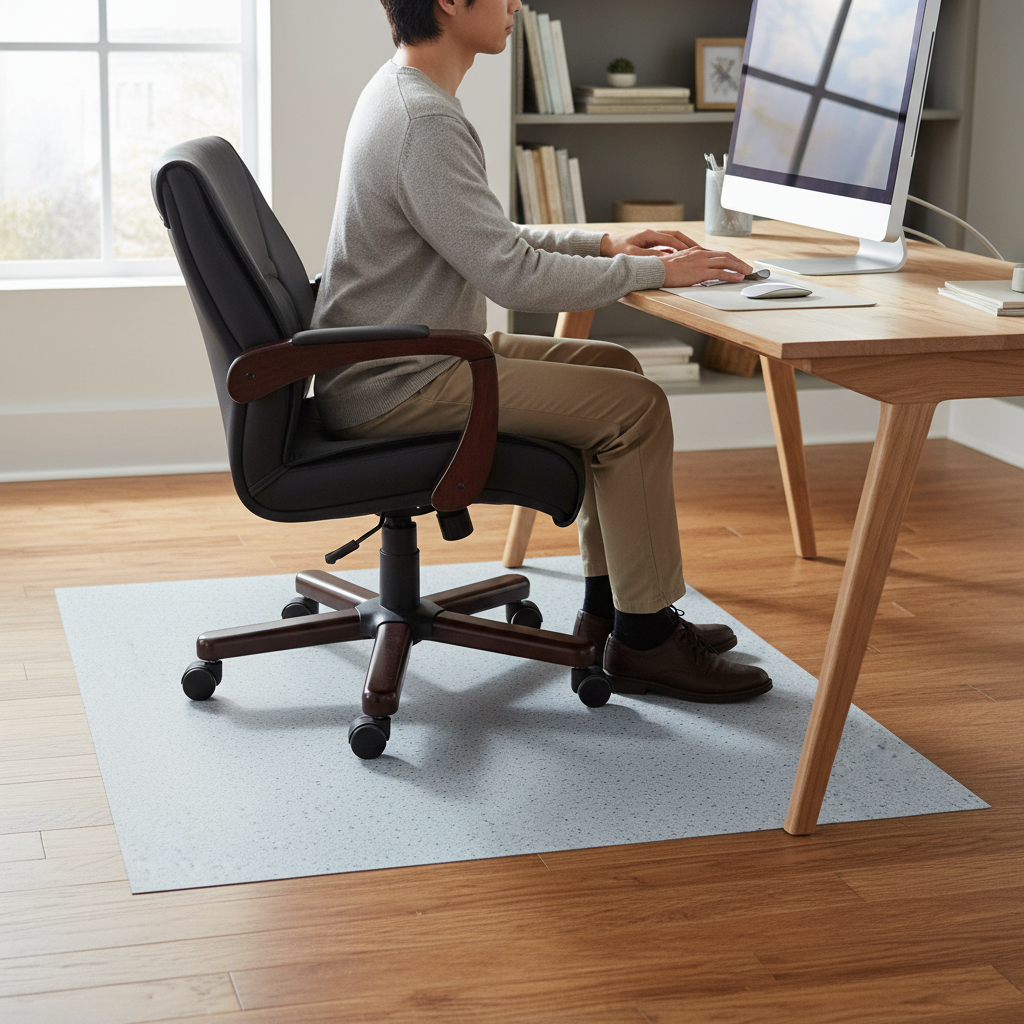 Premium Heavy Duty Vinyl Chair Mat for Hard Floors - Custom Fit Up to 33m Long - High-Quality Professional Grade for Industrial and Commercial Appl...