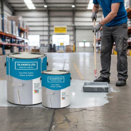 Premium Epoxy Resin Concrete Floor Sealer & Primer - Durable, Chemical-Resistant, High-Performance Coating for Heavy Traffic Areas