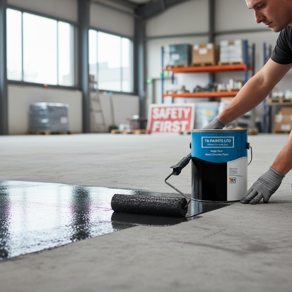 Premium Universal PU Enamel Concrete Floor Paint - Durable and UV Resistant Coating for Light to Medium Foot Traffic