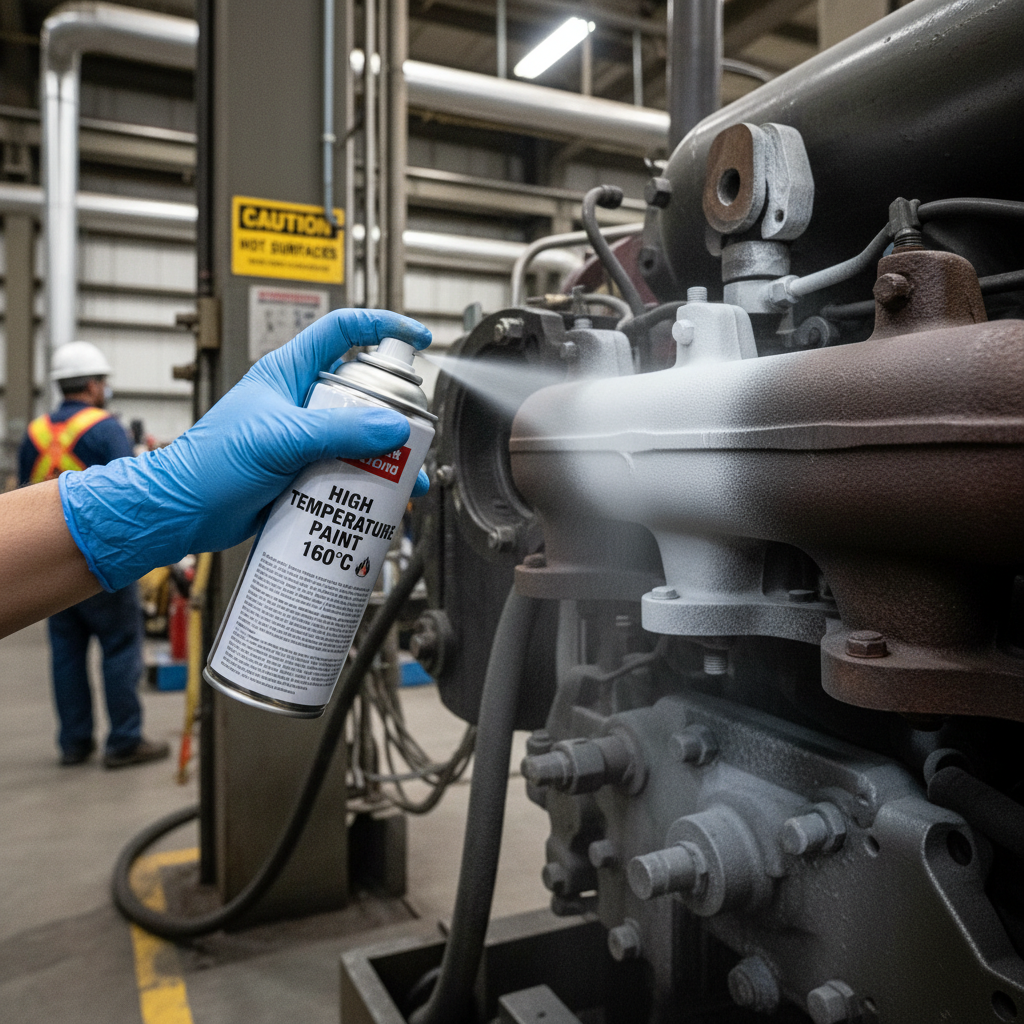 Premium High-Temperature Paint for Extreme Heat Resistance up to 160°C - Quick-Drying Finish for Log Burners, Exhausts, Engines, and Flue Pipes