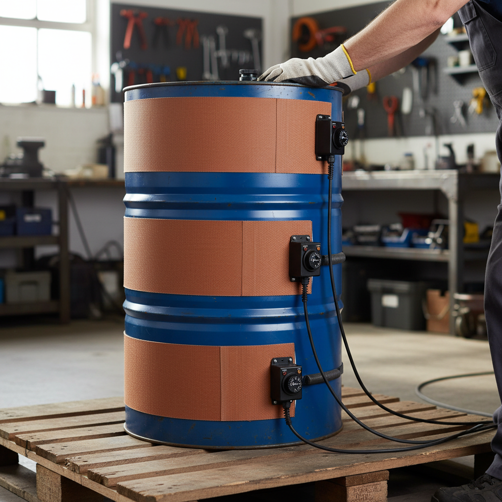 Silicon Side Drum Heater - HSSD/D ||For Use with 200ltr Drums