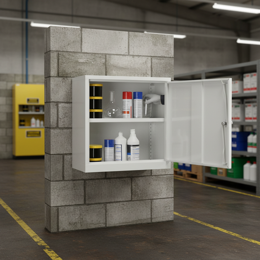 Acid & Alkali Cabinet - AAC24/24 ||L609mm x W305mm x H609mm