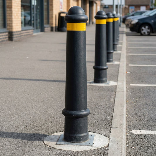 EB200 Polyethylene Bollard with Steel Core 195mm