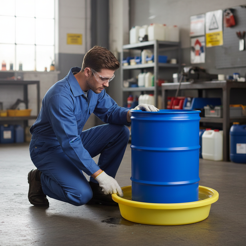 Single Drum Tray - BT50 ||50ltr Sump Capacity