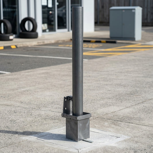 900mm Removable Galvanised Steel Bollard – 60–193mm diameter