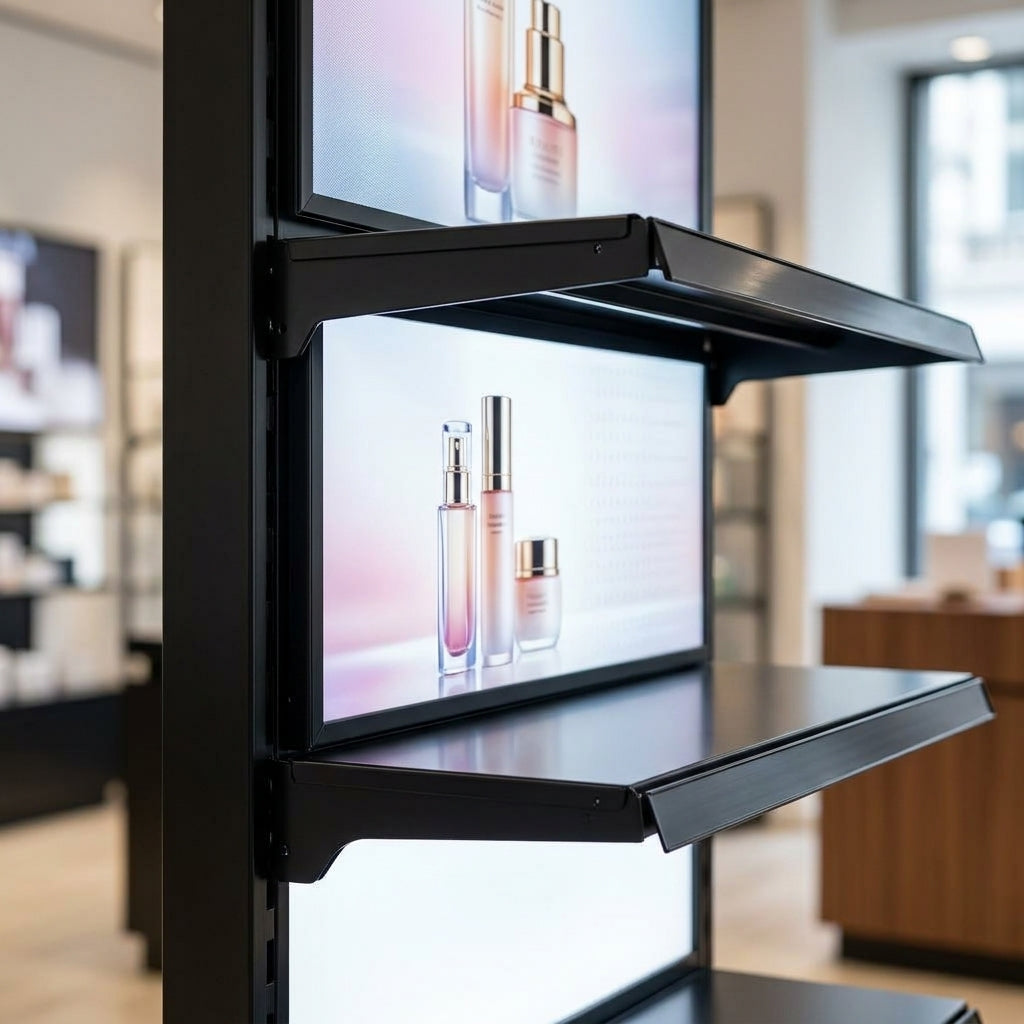 1200mm LED Illuminated Back Panel for Retail Displays (view 2)