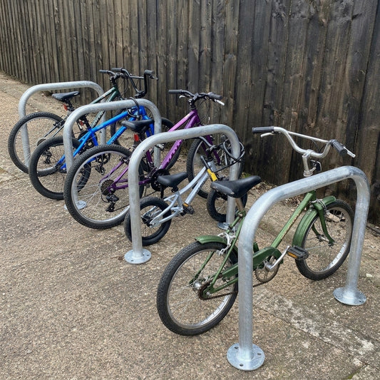 Junior Sheffield Cycle Stand – Galvanised Steel, 2-Bike Capacity