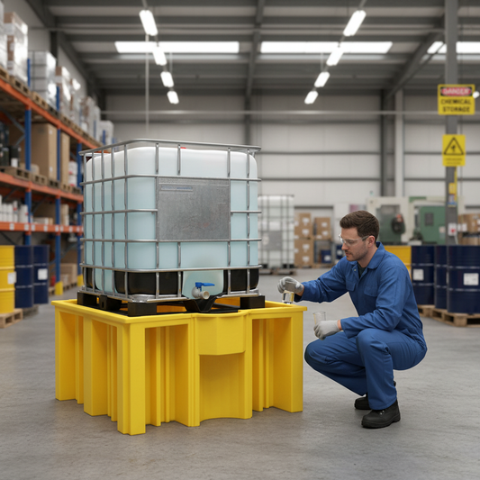 Single IBC Spill Pallet - BB3 ||1125ltr Sump Capacity