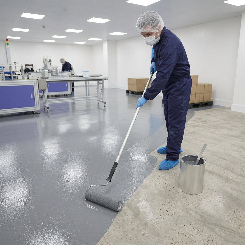 Antibacterial epoxy floor paint, 2.5–10 kg