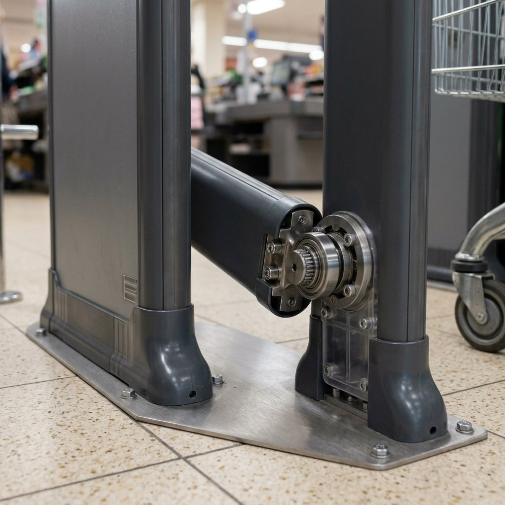 Waterproof walk-through metal detector, 33 zones, IP65 rated (view 2)