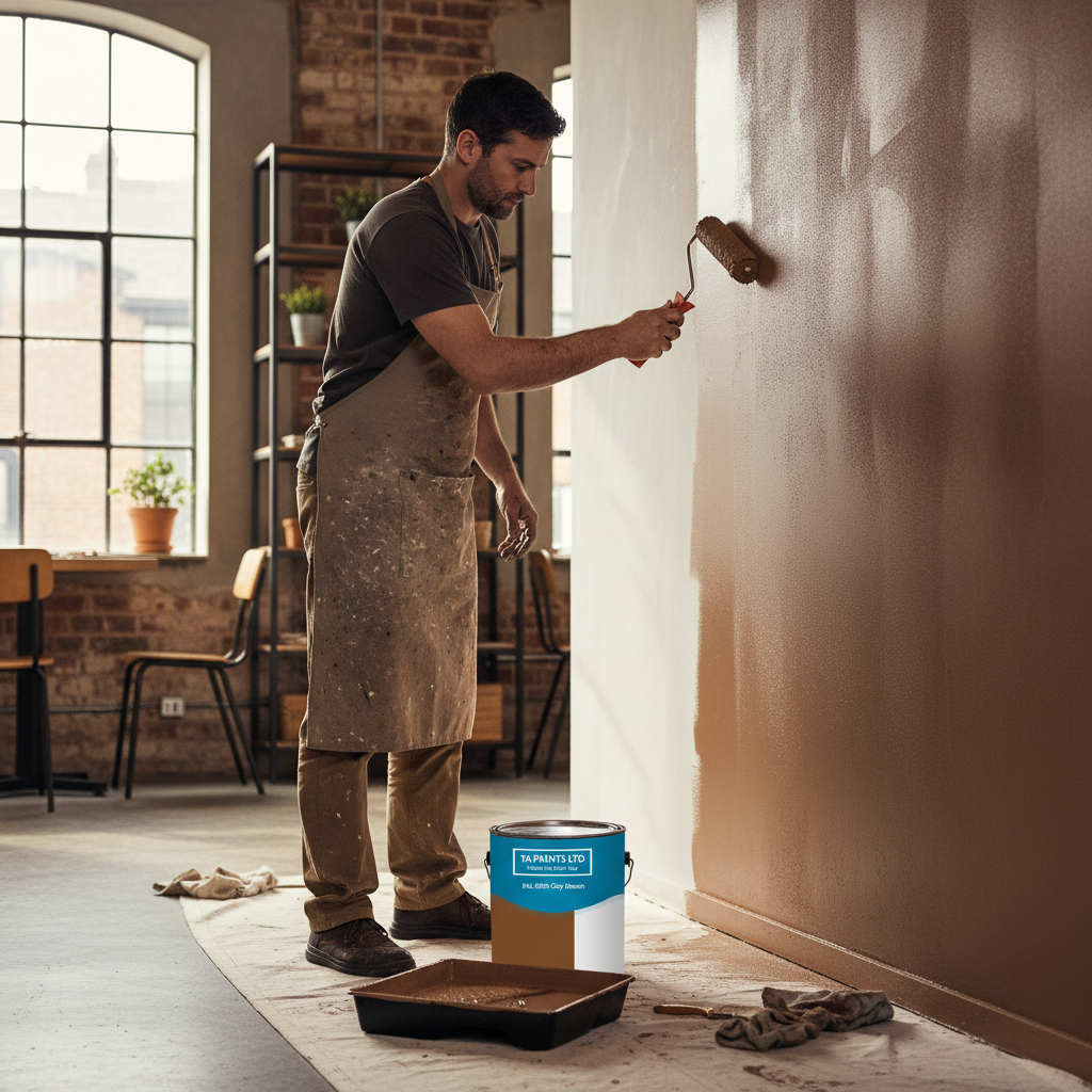 Premium Universal PU Enamel Clay Brown Paint for Indoor and Outdoor Use - Versatile, Quick-Drying, Weatherproof Finish in Multiple Sizes