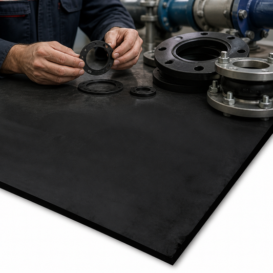 Fuel Grade Black Nitrile/PVC Rubber Sheet for Gaskets and Seals