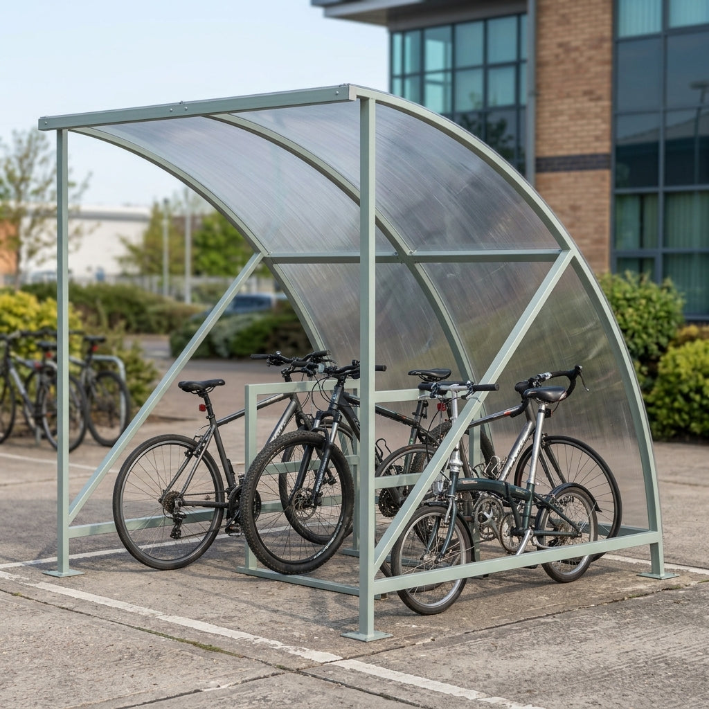 4 Bike Cycle Shelter 2150mm x 2088mm x 2100mm High