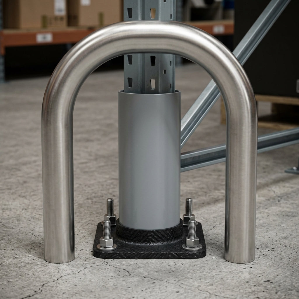 Stainless Steel Lamp Post Protector – 48mm, 76mm or 90mm (view 2)