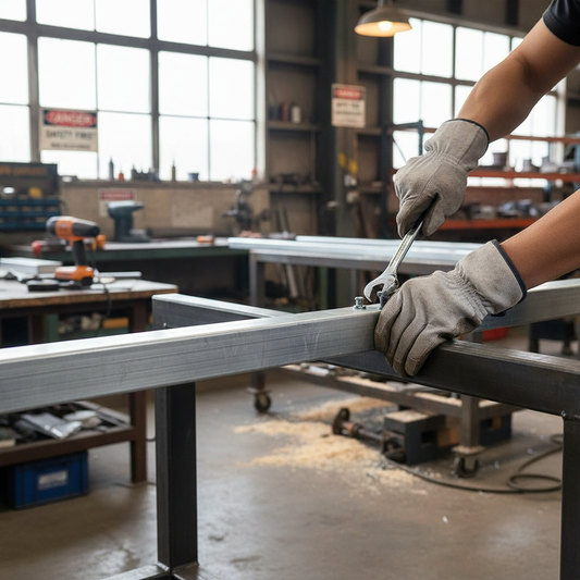 Premium Heavy Duty Aluminium T-Section 38.1mm x 38.1mm x 6.3mm for Structural Applications