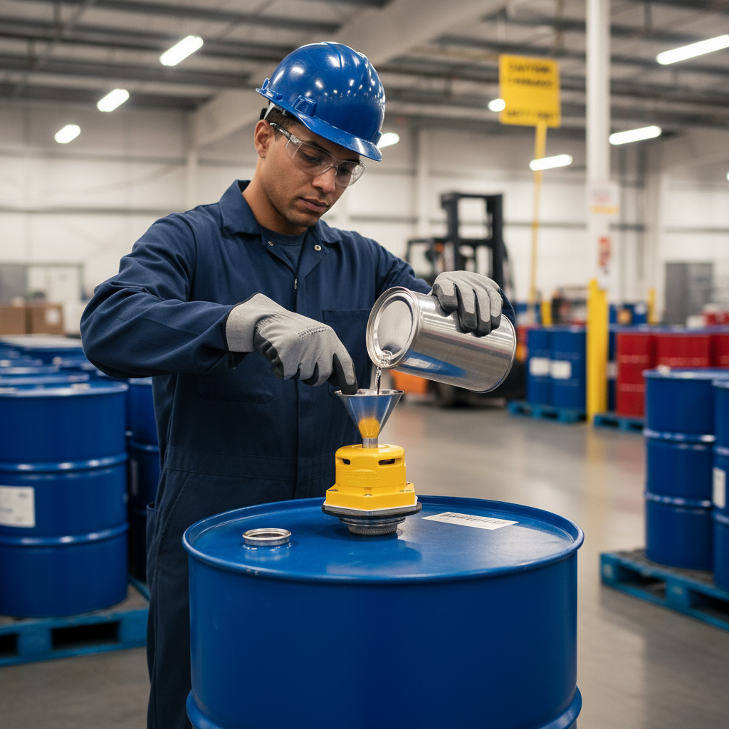Justrite® Safety Drum Vent - 08005 ||Made From Polyethylene & Plated Steel