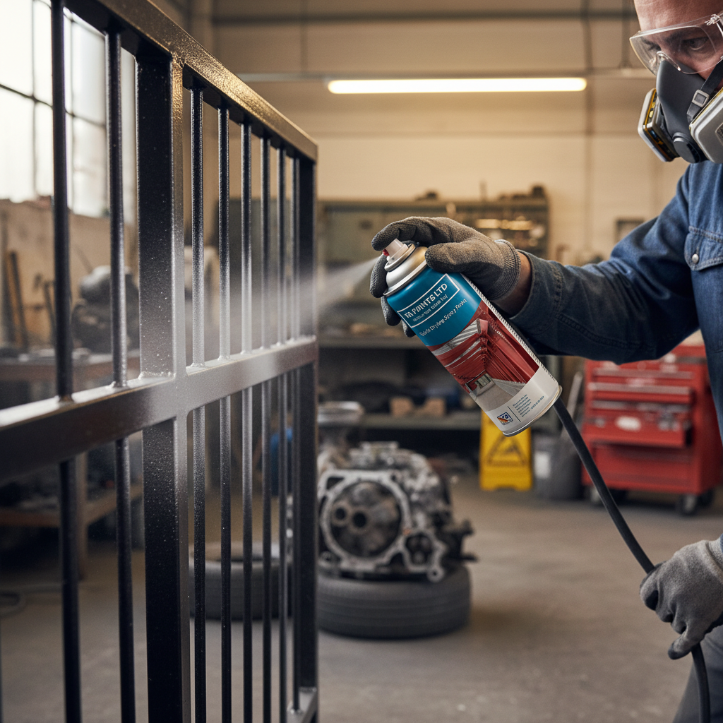 Premium Quick Drying Spray Paint for Metal Applications - 400ml U.V & Weather Resistant with Excellent Colour Stability
